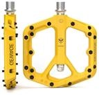 LuxusKollektion Plattformpedale MTB-Pedale Nylonflachpedale Gelb