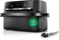 BOSCH Hei&szlig;luftfritteuse Airfryer MAFD490B7, Dualbasket, 10 L oder 2* 5L...