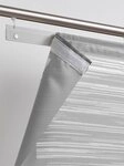 heine Gardine Schiebevorhang (1 St), Klettschiene, halbtransparent, Schiebevorhang