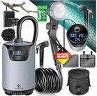 KESSER Gartendusche Campingdusche mit 20L Beh&auml;lter, Pumpe & wiederaufladbarer...