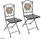 HTI-Living Gartenstuhl Metallstuhl 2er Set Marokko (Set, 2 St), Gartenstuhl