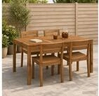 vidaXL Gartentisch vidaXL Gartentisch Natur 147 x 88,5 x 75 cm Massivholz Akazie