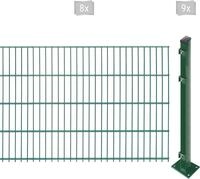Arvotec Doppelstabmattenzaun EASY 83 zum Aufschrauben, (Set, 17-St), Zaunh&ouml;he...