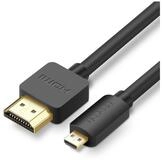 UGREEN Ugreen Kabel Micro HDMI HDMI Kabel 3m schwarz HD127 Audio-Adapter