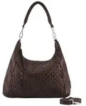 FREDsBRUDER Schultertasche Hobo Bag, aus echtem Rindsleder braun