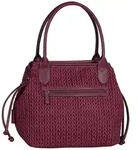 Gabor Shopper Granada Quilt, Damen Schultertasche mit doppeltem Tragegriff rot