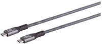 S-Conn USB Kabel Typ-C Stecker > Typ C Stecker 4.0 240W PRO 1,5m USB-Kabel