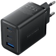 VENTION Wandladeger&auml;t 2xUSB-C, USB-A, 65W/65W/30W, GaN Smartphone-Ladeger&auml;t