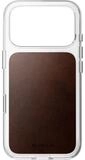 Nomad Smartphone-H&uuml;lle Clear Leather Case iPhone 18 Pro Rustic Brown