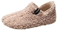 Hausschuh VERBENAS "YOI CURLY", Damen, Gr. 41, w&auml;rmend, beige (taupe), Textil,