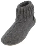 Haflinger Everest Karlo H&uuml;ttenschuhe aus reiner Schurwolle mit Gummisohle...
