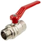 tecuro Kugelhahn Innen- x AG 1/2 bis 2 Zoll, Stahlhebel lang