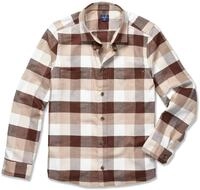 Hemdjacke MARVELIS, Herren, Gr. L, braun, Obermaterial: 100% Baumwolle, kariert,