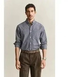 Gant Langarmhemd REGULAR POPLIN STRIPE Button-down-Kragen, gestreift, regular...
