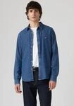Langarmhemd LEVI'S "BATTERY HOUSEMARK STANDARD", Herren, Gr. M, N-Gr, blau (tom...