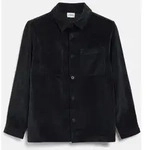 s.Oliver Hemdjacke Indoor-Jacke Overshirt aus Cord mit Brusttaschen schwarz S