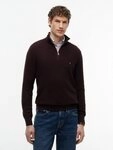 Tommy Hilfiger Troyer PIMA COTTON CASH STRUCTURE ZIP MOCK mit Kaschmiranteil,