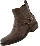 Mustang Shoes 36M0031001-brown Stiefelette Western/Biker-Boot mit markantem