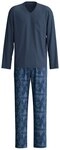 CALIDA Pyjama Relax Streamline Herren (2 tlg) weich, formstabil mit V-Ausschnitt