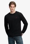 Langarmshirt SUPERDRY "CLASSIC ESSENTIAL SDCO TOP", Herren, Gr. M, schwarz (jet