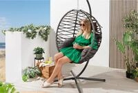 riess-ambiente H&auml;ngesessel IBIZA anthrazit (Einzelartikel, 1-St), Outdoor &middot;...