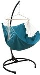 AMANKA H&auml;ngestuhl XL H&auml;ngesessel Relaxsessel 155x125cm in Petrolblau mit 210cm