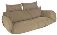 HOME DELUXE Auflagekissen Polyrattan H&auml;ngesessel TWIN - Nur Kissen,...