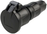 Sirox SIROX 802.511.01 Schutzkontaktkupplung Gummi Schwarz IP54 Steckernetzteil