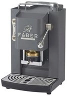Faber Coffee Machines Kaffeepadmaschine Pro Deluxe 3.0 Chrom Espressomaschine,...
