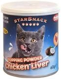 Nobby StarSnack Topping Powder Chicken Liver mit Catnip 60 g, Snack f&uuml;r: Katze
