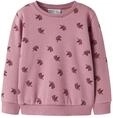 Sweatshirt NAME IT "NMFDAVINA LS SWEAT FLEECE BRU NOOS", M&auml;dchen, Gr. 80, rosa