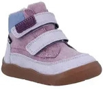 Richter Samy Winter Barfu&szlig;schuh Klettschuh mit Kontrastbes&auml;tzen,...