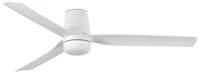 FARO Barcelona Deckenventilator DC Deckenventilator Punt Tub Wei&szlig; mit LED,...