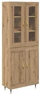 vidaXL Highboard Highboard 2 stk. Artisan-Eiche 69,5 x 34 x 180 cm...