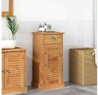 vidaXL Badezimmerspiegelschrank vidaXL Badezimmerschrank VIGO Braun und...
