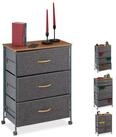 relaxdays Beistellschrank Schubladenschrank mit Rollen (1-St) A