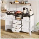 STILVORA Sideboard Buffetschrank mit Schiebet&uuml;ren&3 Schubladen,Kommode