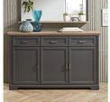 Innostyle Sideboard Sideboard Jasmin Kommode Anrichte in graphit und Artisan...