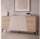 MCW Sideboard MCW-Q83-S, Dekorative Kombination aus strukturierten und glatten