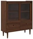 vidaXL Sideboard Schrank BILBAO Dunkelkaramell 104 x 40 x 120 cm (1 St)