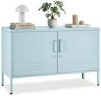 tectake Lowboard Abschlie&szlig;bares Sideboard mit Magnetverschluss und...