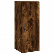 vidaXL H&auml;ngeschrank Wandschrank R&auml;uchereiche 34,5x34x90 cm Holzwerkstoff...