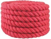 vidaXL Seil Juteseil 50 mm Rot 100% Tossa Jute (1-tlg)