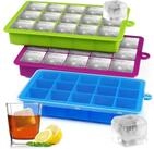 LuxusKollektion Eisw&uuml;rfelform Eisw&uuml;rfelform Silikon 3er Pack Eiskugelform...