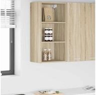 vidaXL H&auml;ngeschrank vidaXL H&auml;ngeschrank Sonoma-Eiche 40 x 29,5 x 80 cm