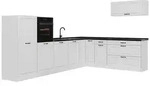 Vicco Winkelk&uuml;che R-Line, Wei&szlig; Landhaus/Wei&szlig;, 327 x cm Arbeitsplatte...