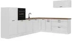 Vicco Winkelk&uuml;che R-Line, Wei&szlig; Landhaus/Wei&szlig;, 327 x cm Arbeitsplatte...
