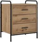vidaXL Nachttisch 48 x 365 x 60 cm Nachttisch Artisan-Eiche 48x36,5x60 cm