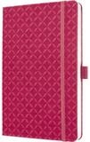 Sigel Formularblock Notizbuch Jolie&reg; ca. DIN A5 liniert, fuchsia pink...