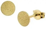 trendor Paar Ohrstecker 51030, f&uuml;r Damen 333 / 8K Gold ⌀ 6 mm goldfarben
